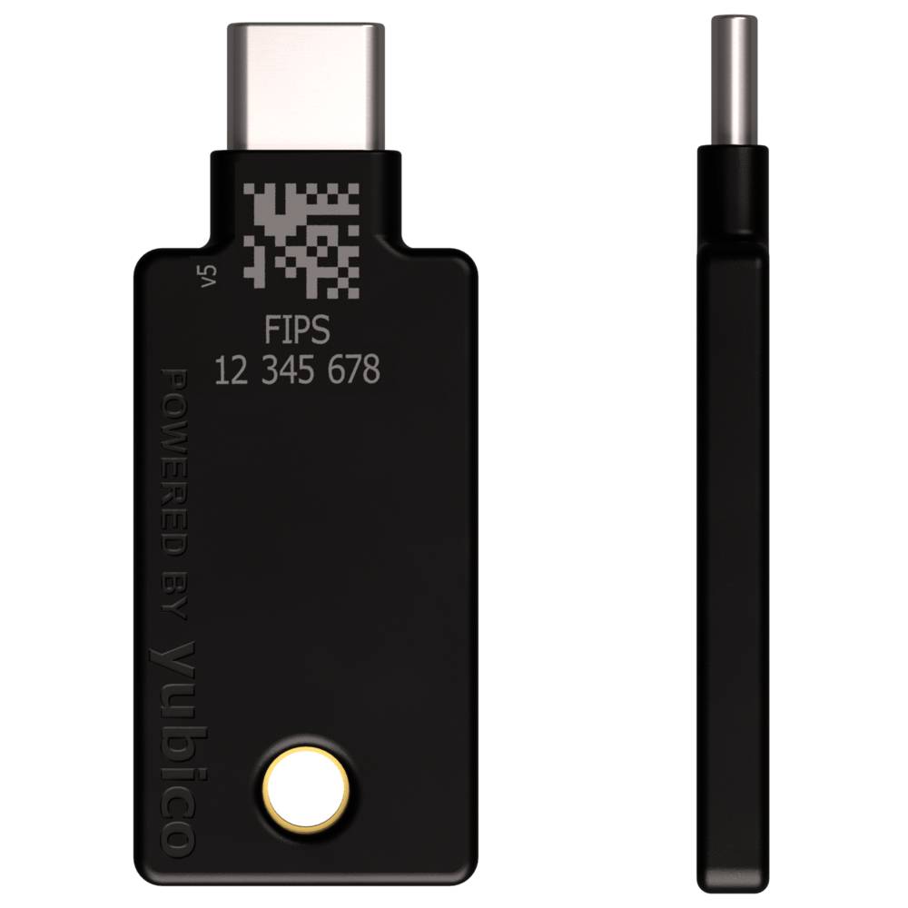 YUBICO YubiKey 5C NFC FIPS - USB-C Sicherheitsschlüssel