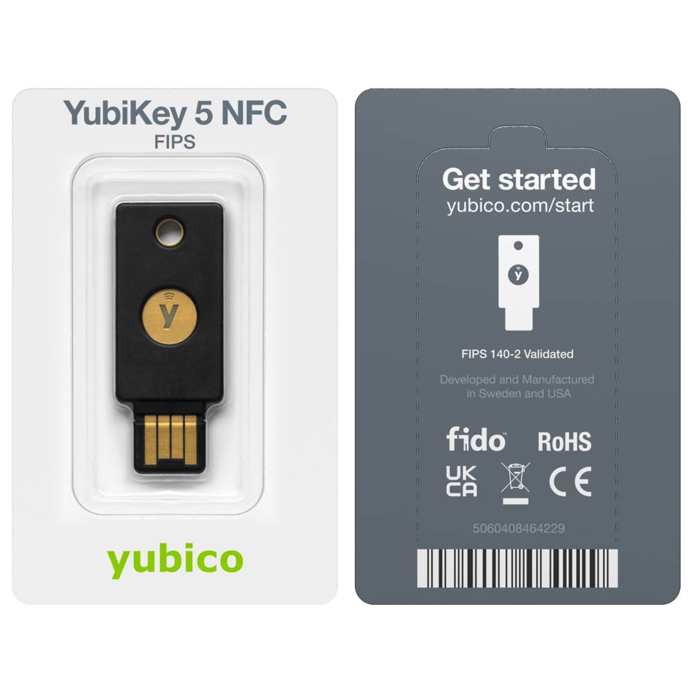 YubiKey 5 NFC FIPS Hardware-Token