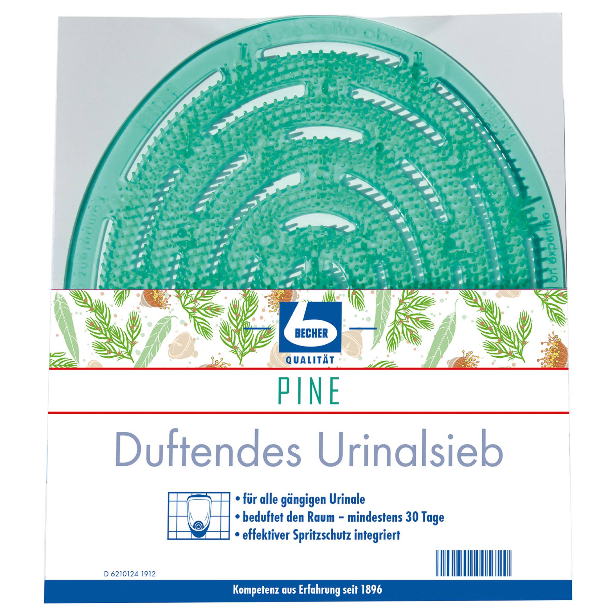 Dr. Becher Duftendes Urinalsieb - Grüne Pinie / Packung | Packung (1 Stück)