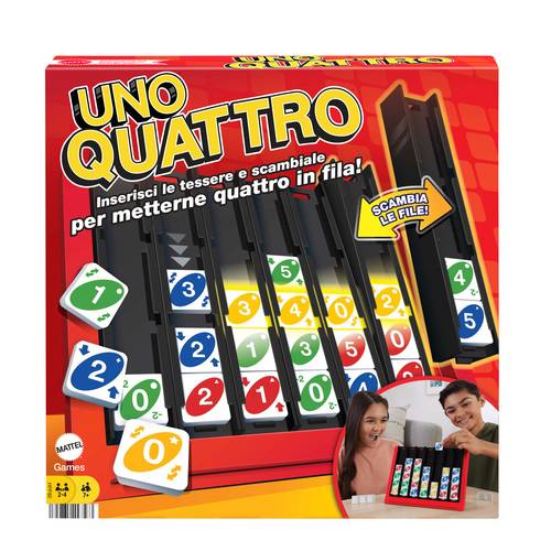 UNO Quatro Gesellschaftsspiel