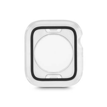 hama 00210919 Schutzhülle für Apple Watch 4/5/6/SE 1. Gen./SE 2. Gen., 44mm, Transparent