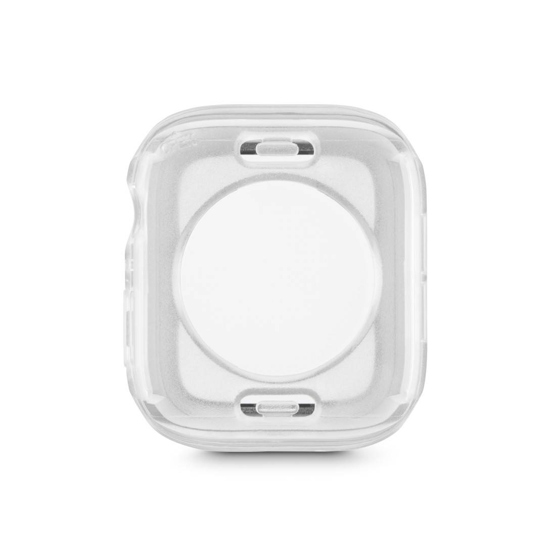 hama 00210919 Schutzhülle für Apple Watch 4/5/6/SE 1. Gen./SE 2. Gen., 44mm, Transparent