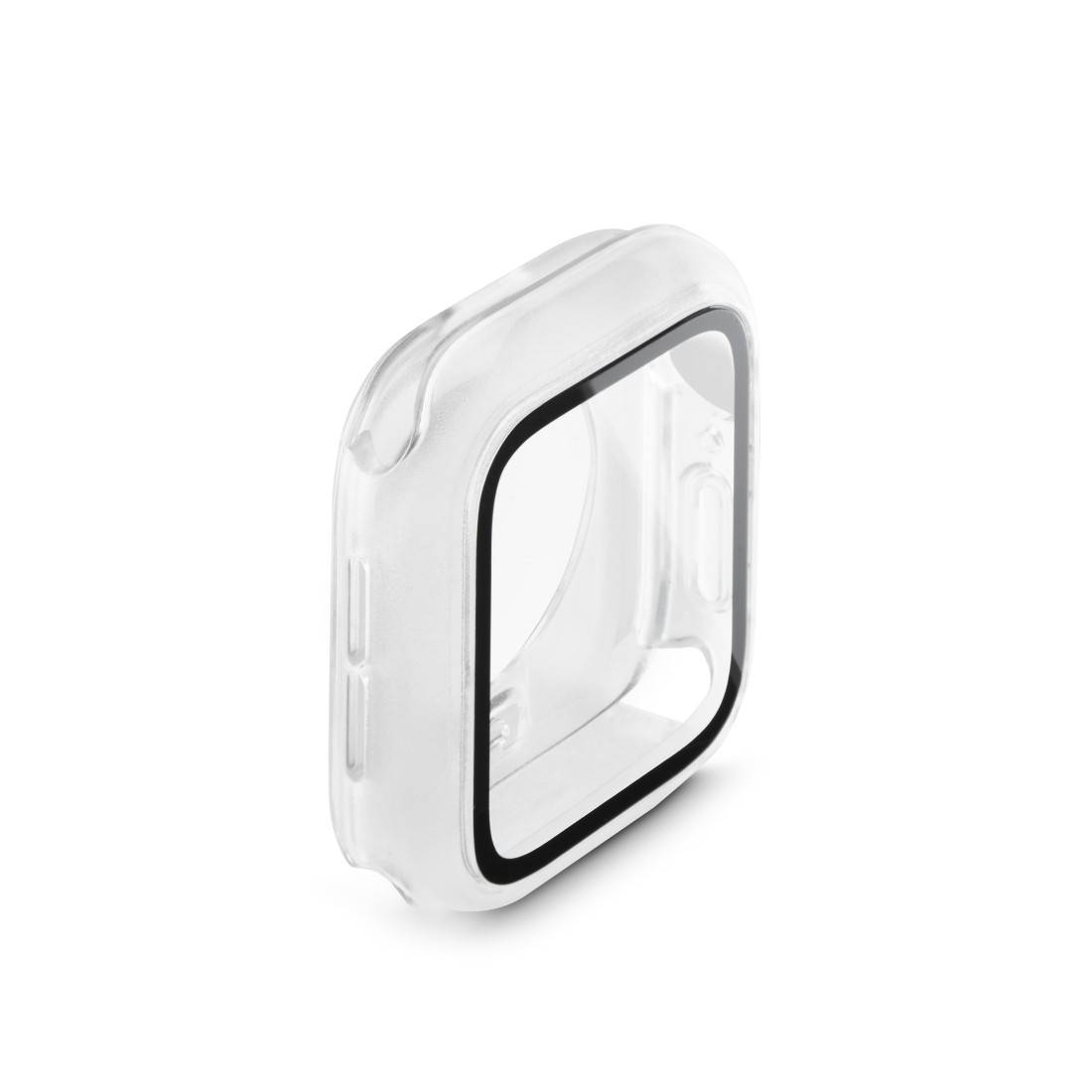 hama 00210919 Schutzhülle für Apple Watch 4/5/6/SE 1. Gen./SE 2. Gen., 44mm, Transparent