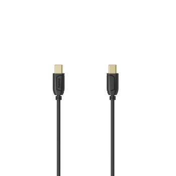 hama 00074266 USB-C auf USB-C-Kabel "Flexi-Slim", USB 2.0, 480 Mbit/s, 0,75 m