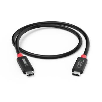hama 00200788 USB-C-Kabel, E-Marker, USB4 Gen2, 20 Gbit/s, 5 A, 240 W, 2,00 m