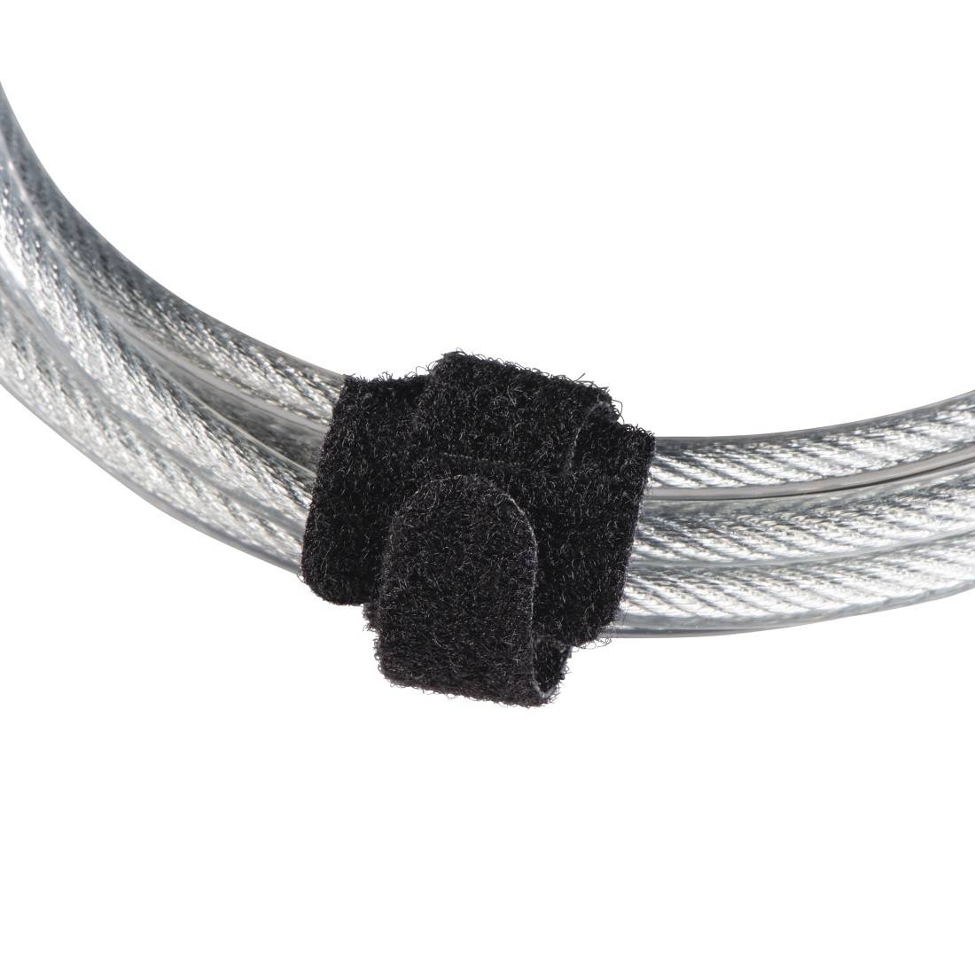 hama 00126822 Laptopschloss "Nano", Zahlenschloss 4-stellig, Carbonstahl, Silber