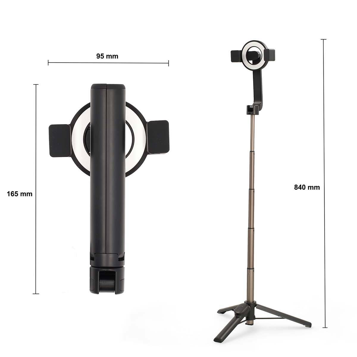 Bluetooth selfie Stick| version 5.0| Maximale Bildschirmgroesse 7"|
