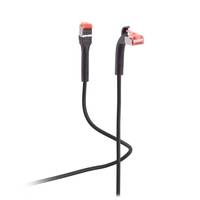 Flexline Patchkabel Cat. 6A mit biegbaren Stecker U/FTP schwarz 7.5m - Netzwerk