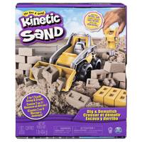 Spin Master Kinetic Sand Baustellen Set, Kinetischer Sand für Kinder, 5 Jahr(e), Kunststoff, Beige