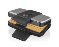 Cloer 1459 c - 285 mm - 265 mm - 110 mm - 2,7 kg - 1000 W - 220 - 240 V - Waffel