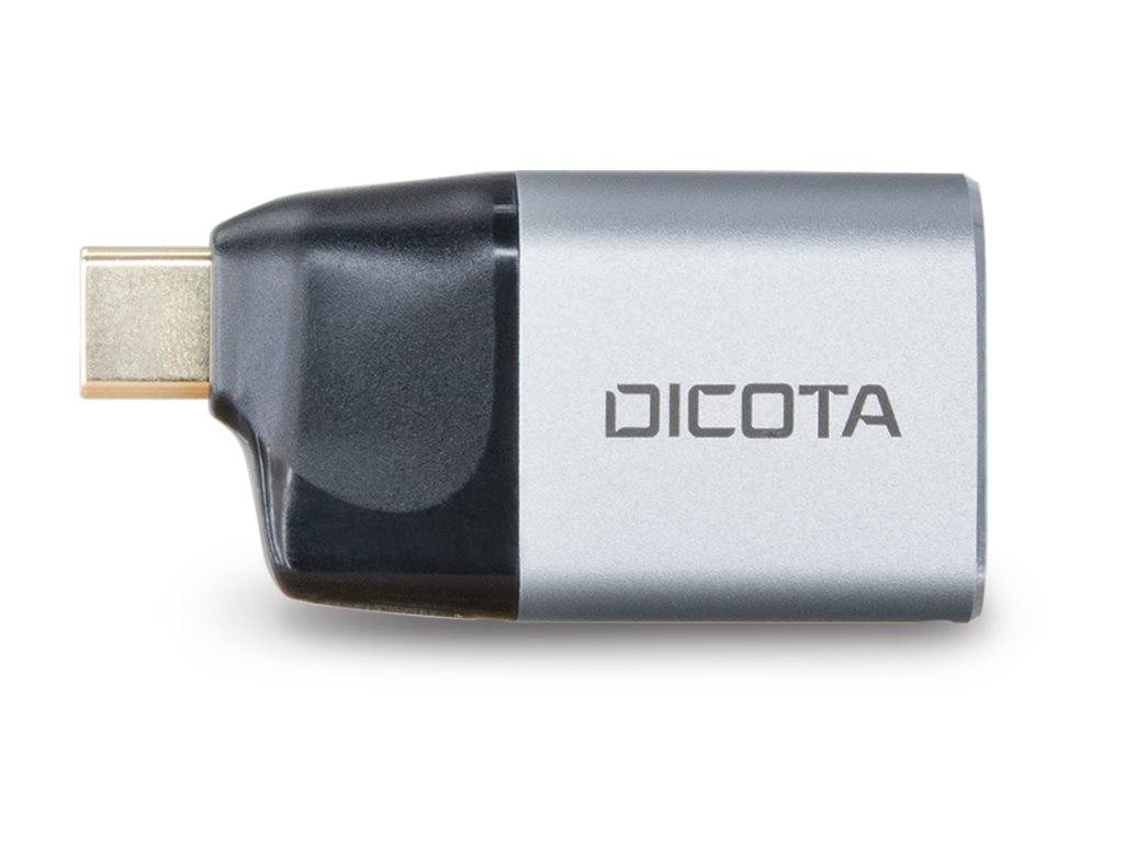 Videoadapter - 24 pin USB-C männlich zu HDMI, 24 pin USB-C weiblich - Silber - S