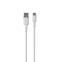Puro Soft USB-A - USB-C-Kabel 1,5 m Weiß