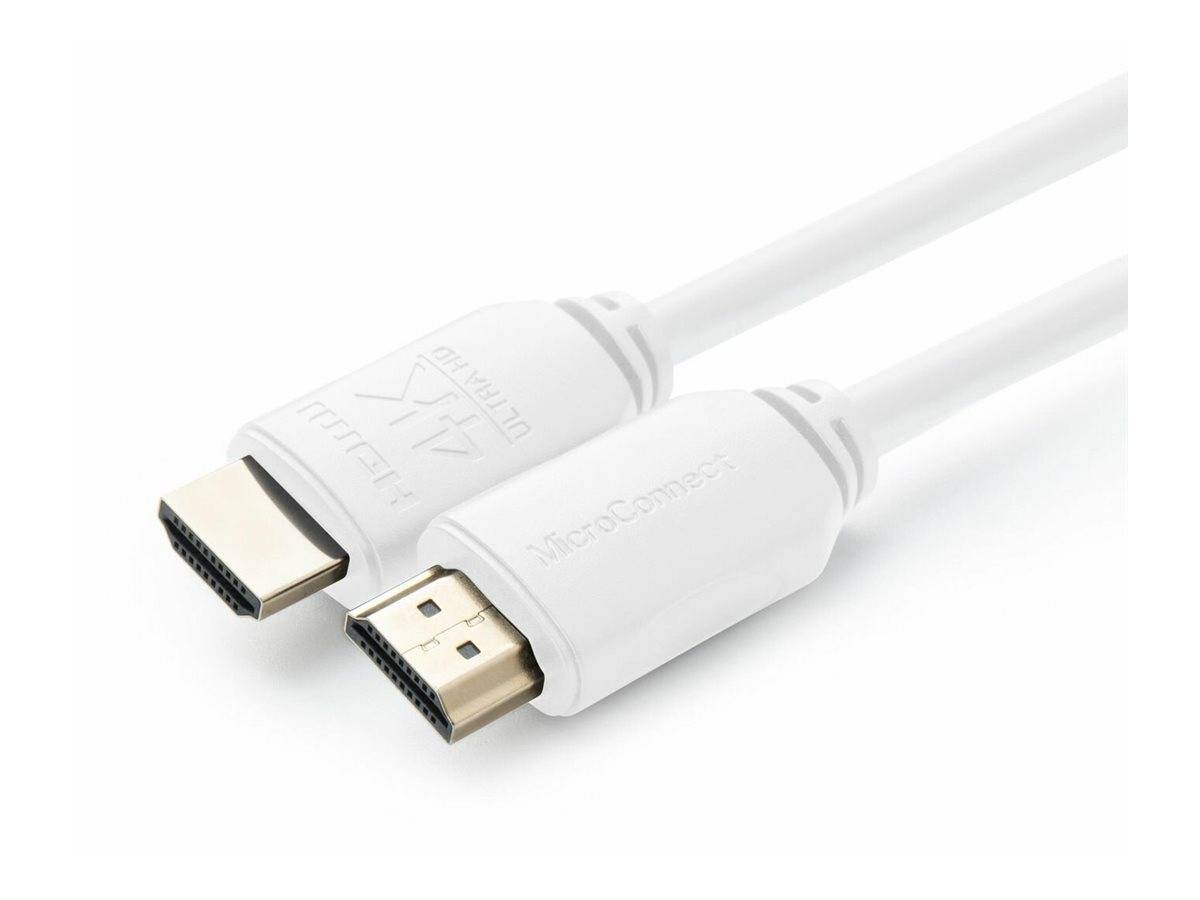 MicroConnect HDMI Cable 4K, 7.5m white