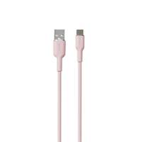 Puro Soft USB-A – USB-C-Kabel 1,5 m Rosa