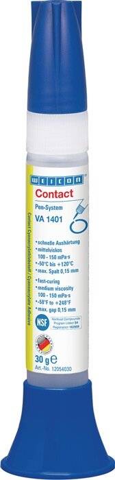 Cyanacrylatklebstoff VA 1401 30g farblos,klare Flüssigkeit Pen-System WEICON
