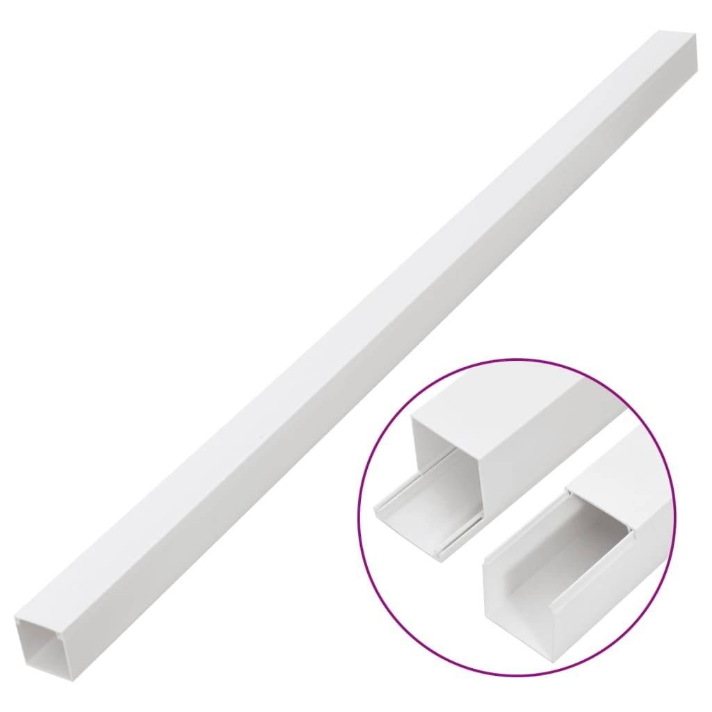 vidaXL Installationsrohre 60x60 mm 10 m PVC
