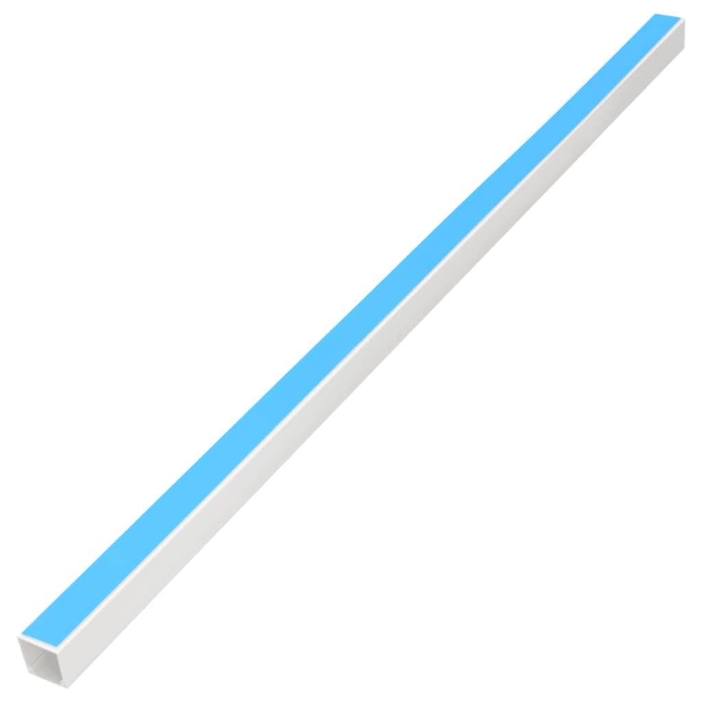 vidaXL Kabelkanäle Selbstklebend 40x40 mm 10 m PVC