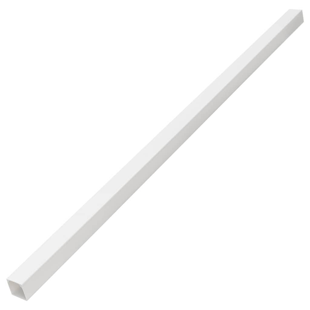 vidaXL Kabelkanäle Selbstklebend 40x40 mm 10 m PVC