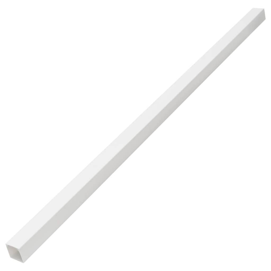 vidaXL Kabelkanäle Selbstklebend 15x10 mm 10 m PVC