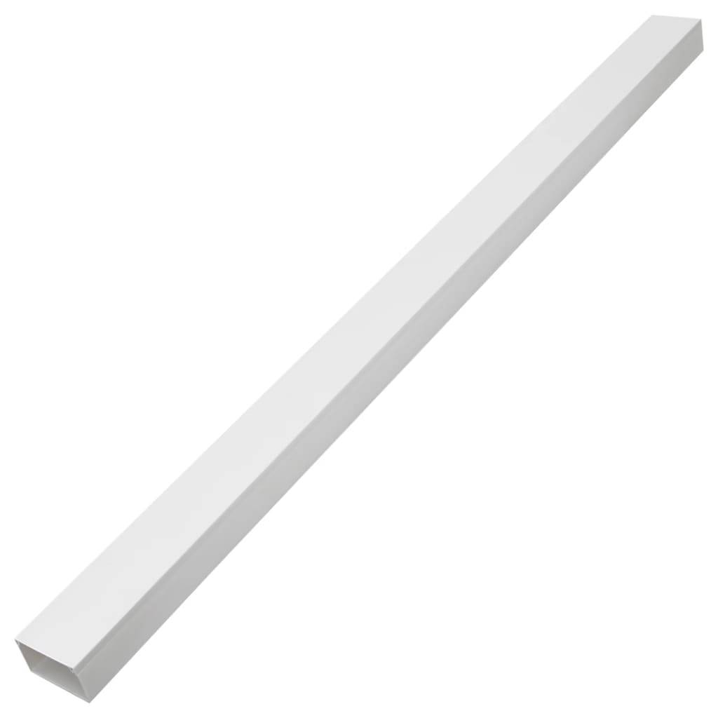 vidaXL Installationsrohre Selbstklebend 60x60 mm 30 m PVC