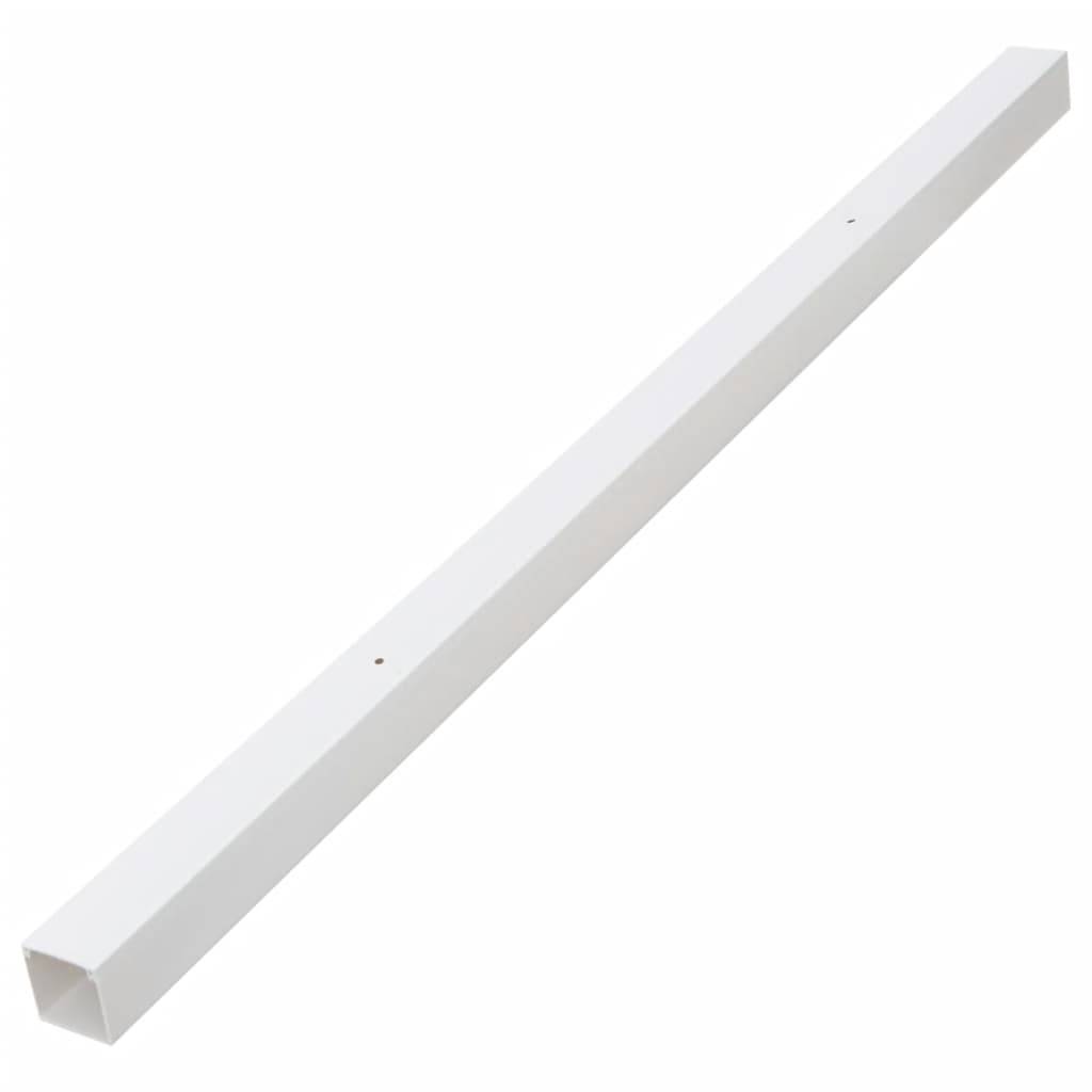vidaXL Installationsrohre 33x33 mm 30 m PVC