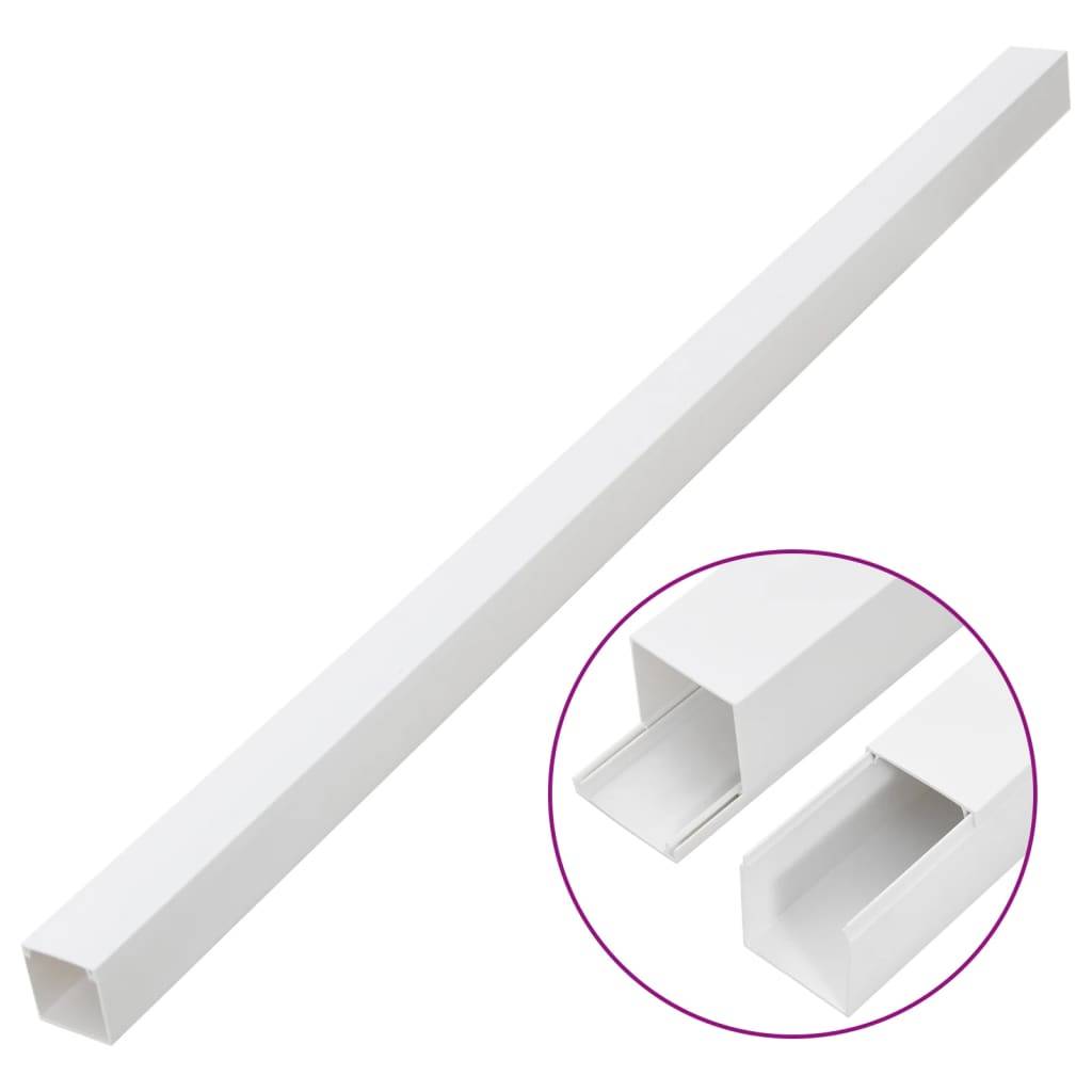 vidaXL Installationsrohre 60x60 mm 30 m PVC