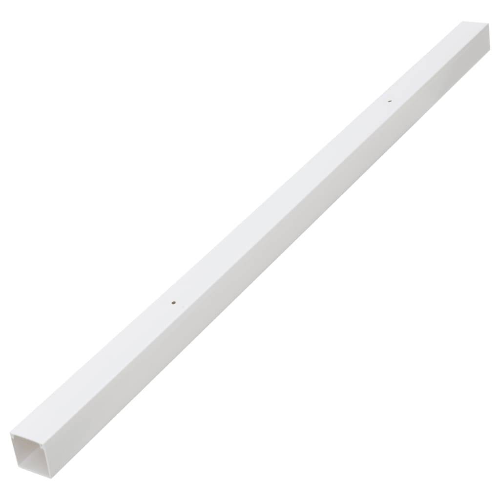 vidaXL Installationsrohre 60x60 mm 30 m PVC