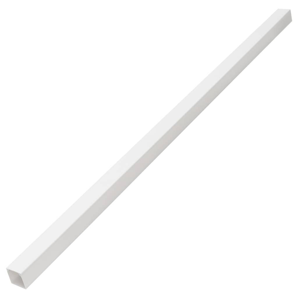 vidaXL Kabelkanäle Selbstklebend 10x10 mm 30 m PVC