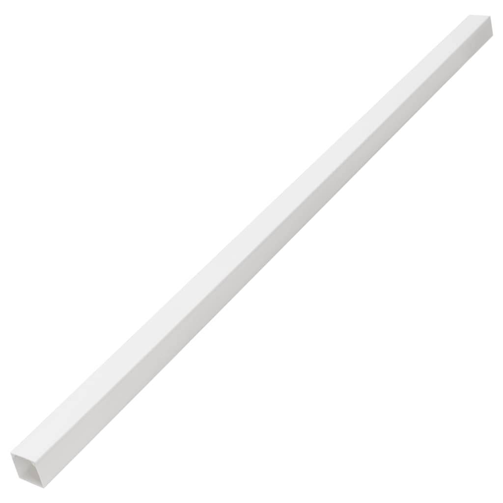 vidaXL Kabelkanäle Selbstklebend 15x10 mm 30 m PVC