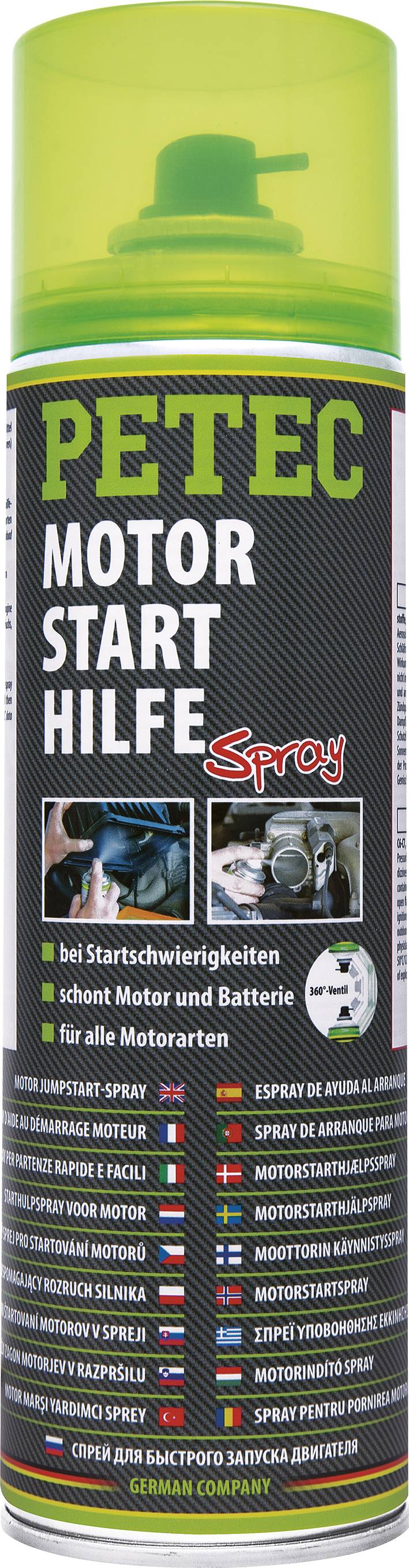 Starter Spray / Motorstarthilfe / 1x 500ml - PETEC