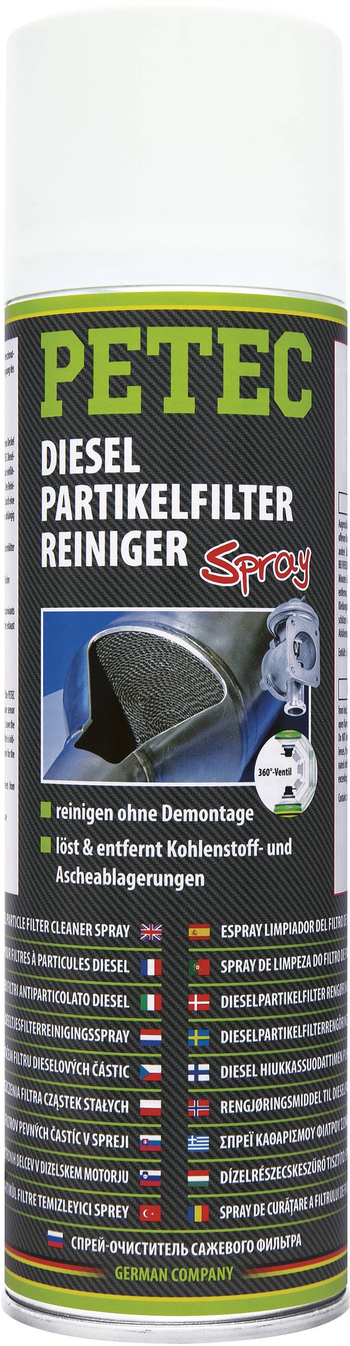 DPF-Reiniger / Dieselpartikelfilter schnell reinigen / 1x 400ml - PETEC