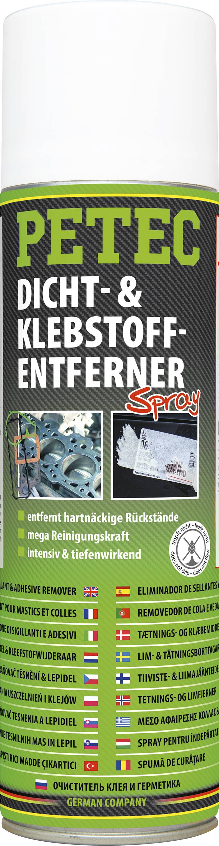 PETEC 82150 Dicht- & Klebstoffentferner Spray 500 ml