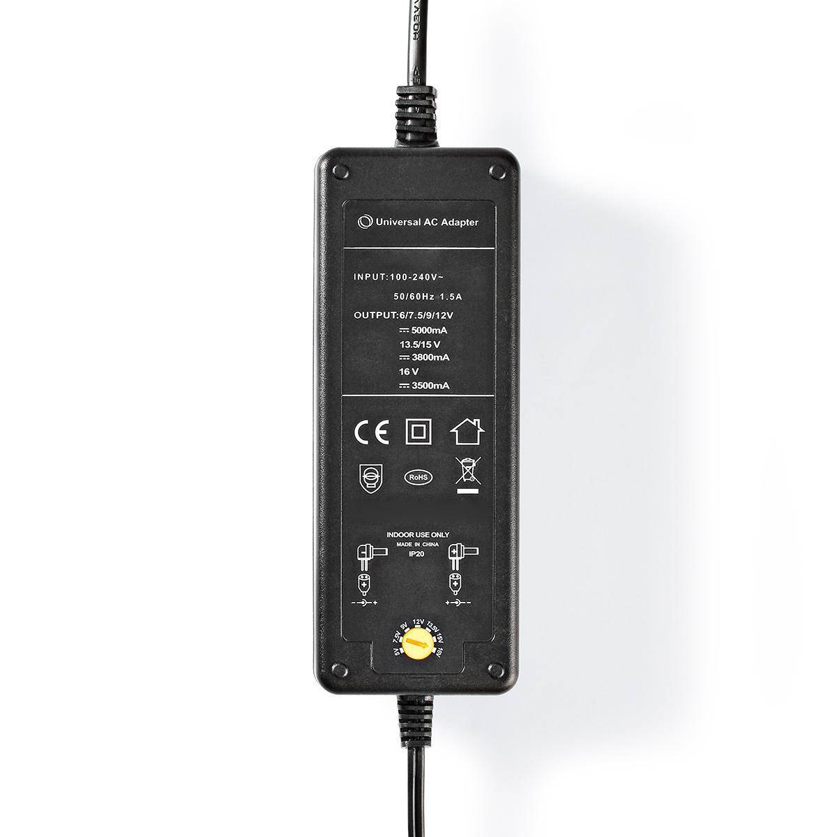 ACPA116 Nedis AC Universalnetzteil 6-16 VDC 3,5-5,0A max.60W m.8 Adapt.