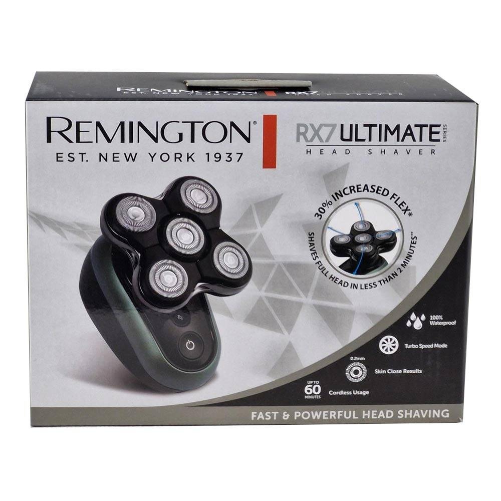 Remington XR1600, Rotationstrasierer, Tasten, Schwarz, Batterie / USB, 60 min, 205 mm