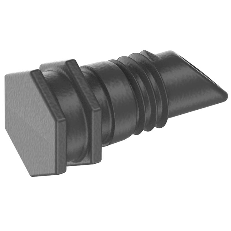 Gardena 13215-20, Rohrenden-Stecker, Tropfbewässerungssystem, Kunststoff, Schwarz, 4.6 mm, 76,2 / 16 mm (3 / 16 Zoll)