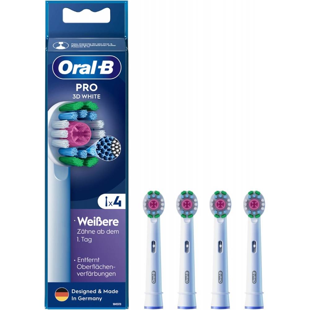 ORAL-B - Aufsteckbürsten Pro 3D White 4er