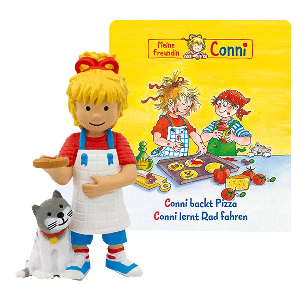 Tonies Conni backt Pizza, Spielzeug-Spieldosenfigur, 3 Jahr(e), Mehrfarbig