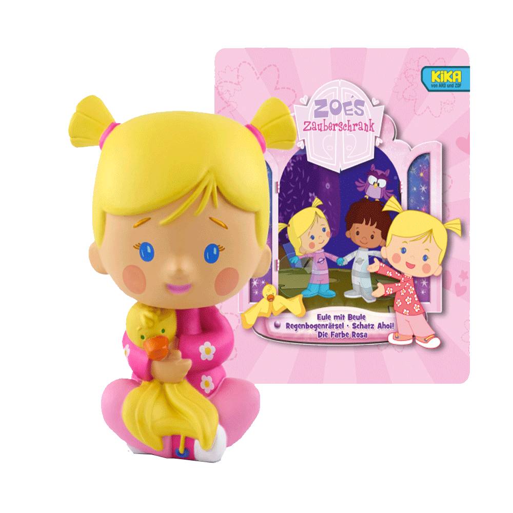 Tonies Zoés Zauberschrank Eule, Regenbogenrätsel, Schatz Ahoi &Farbe Rosa