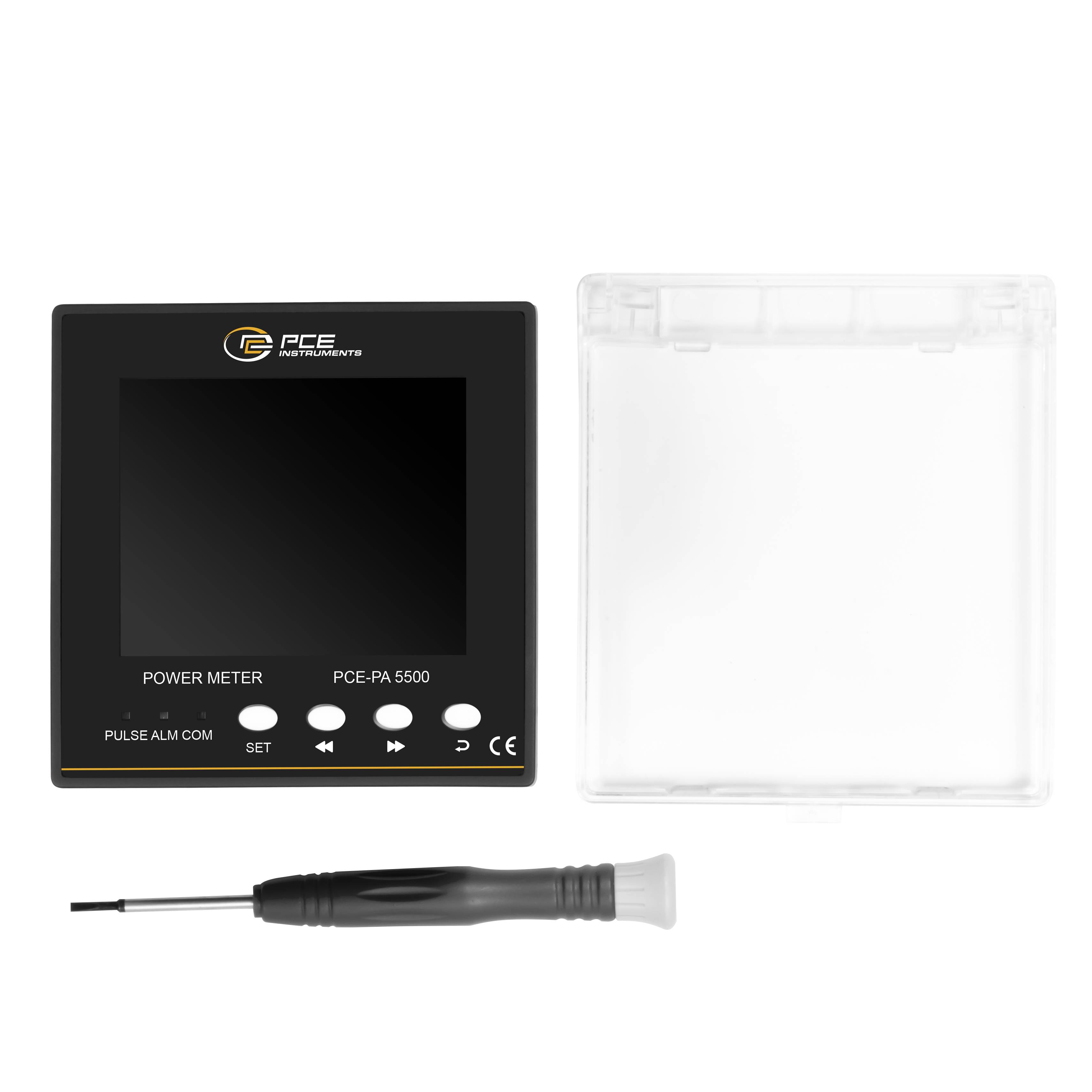 PCE Instruments PCE-PA 5500 Netz-Analysegerät 3phasig, 1phasig Energiemessungen, Grafisches Display