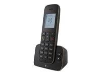 Telekom Sinus A207 DECT/GAP Schnurloses Telefon analog Freisprechen, Anrufbeantworter Schwarz