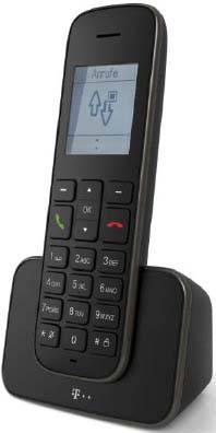 Telekom Sinus A207 DECT/GAP Schnurloses Telefon analog Freisprechen Schwarz