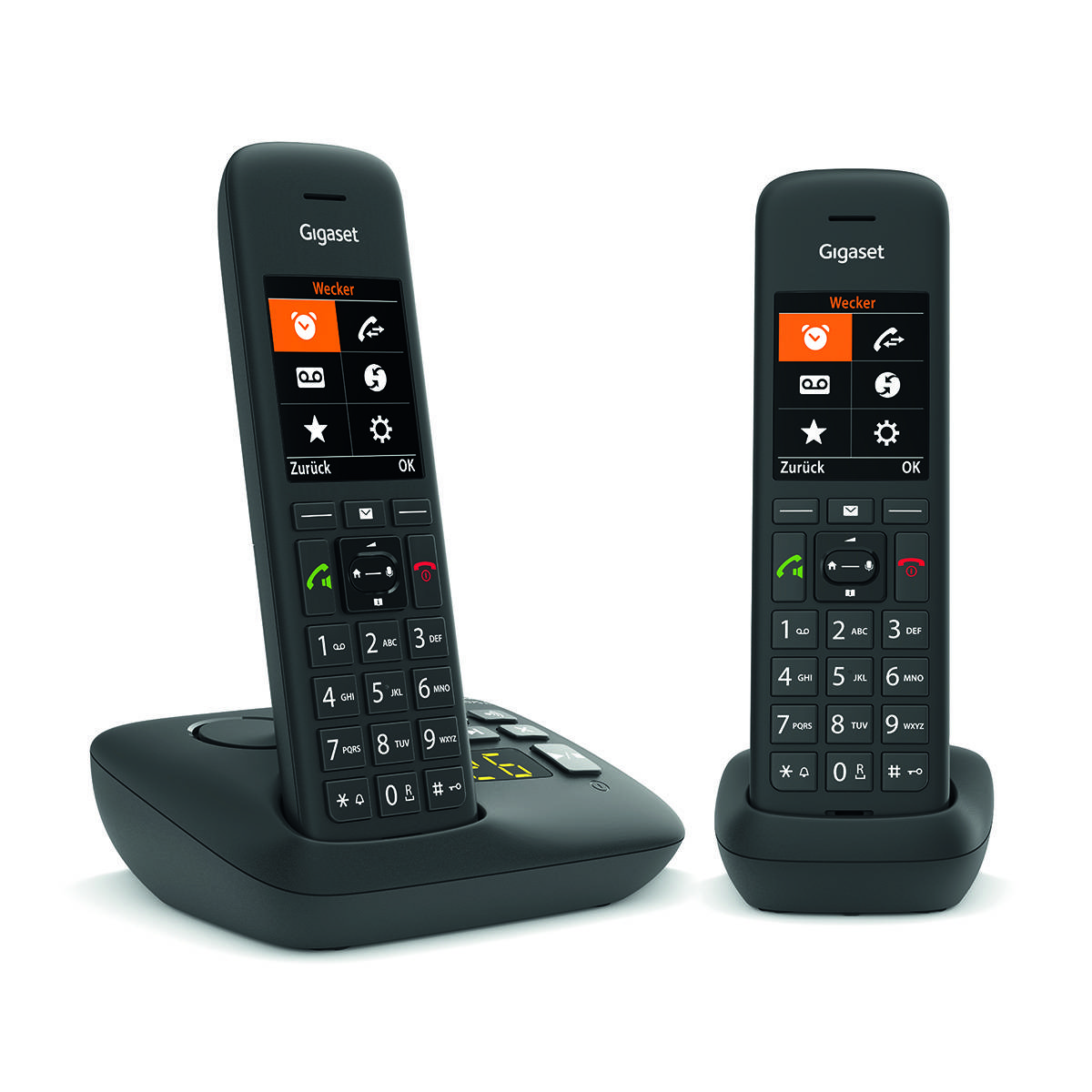 Gigaset C575 A Duo DECT Mobilteil Schwarz