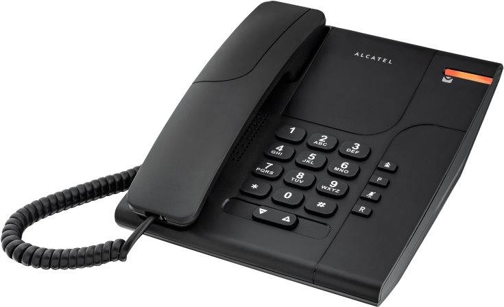 Alcatel Temporis 180 Noir Schnurgebundenes Telefon, analog Schwarz