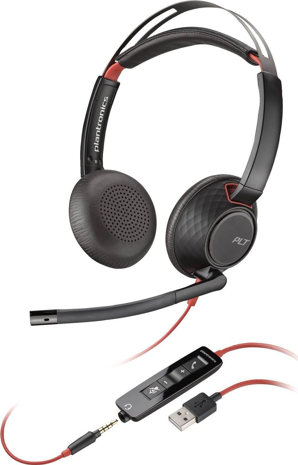 HP Poly Blackwire 5200 USB-A + Klinke Eingabe / Ausgabe Kopfhörer &