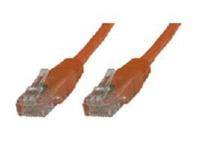 MicroConnect U/UTP CAT6 15M Orange PVC Unshielded Network Cable, PVC, 4x2xAWG 26 CCA