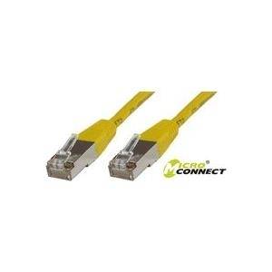 MicroConnect F/UTP CAT6 15m Yellow PVC Outer Shield : Foil screening 4x2xAWG 27 CCA