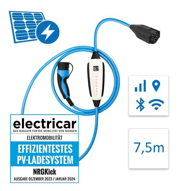 NRGkick Pure für PV-Nutzer GSM/GPS/SIM 7.5m WLAN