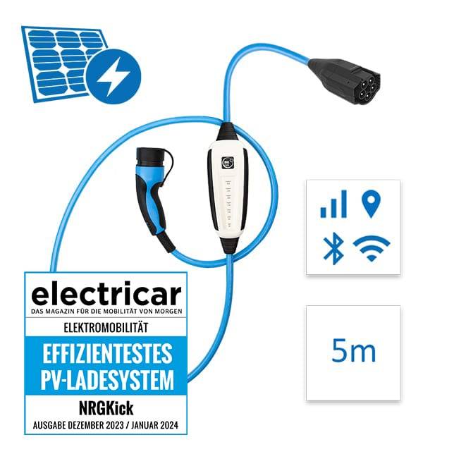 NRGkick Pure für PV-Nutzer GSM/GPS/SIM Standard 5m WLAN