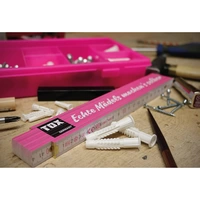 TOX Meterstab, Aufdruck: Echte Mädels machen's selber!, 2 m TOX Meterstab, Aufdruck: Echte Mädels machen's selber!, 2 m