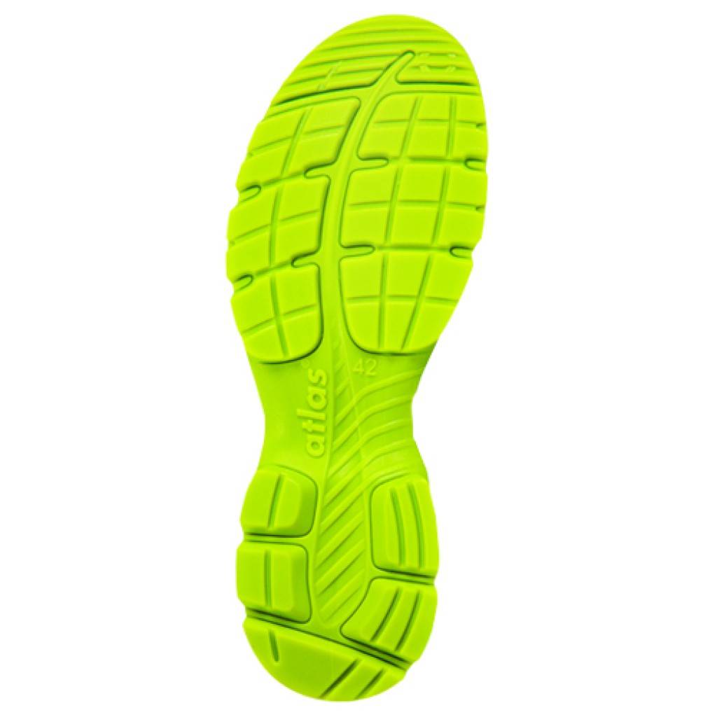 Atlas Sicherheitshalbschuh FLASH 5255 XP BOA S3 ESD SRC DGUV Gr. 44 schwarz/neon-gelb